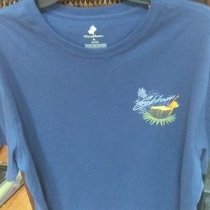 Men's Carribean Blue Parrot Shirt XL